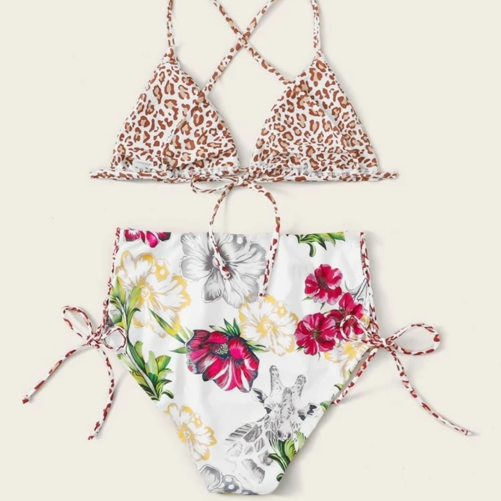 Bikini lace up set
